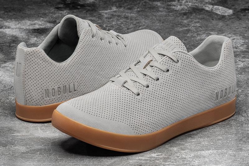 Nobull Arctic Gum Suede Men's Trainers Dark / Grey | USA E1217B